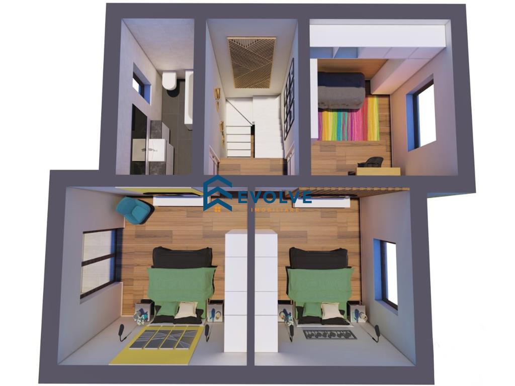 Casa individuala de vanzare noua cu 4 camere in Horpaz, com. Miroslava