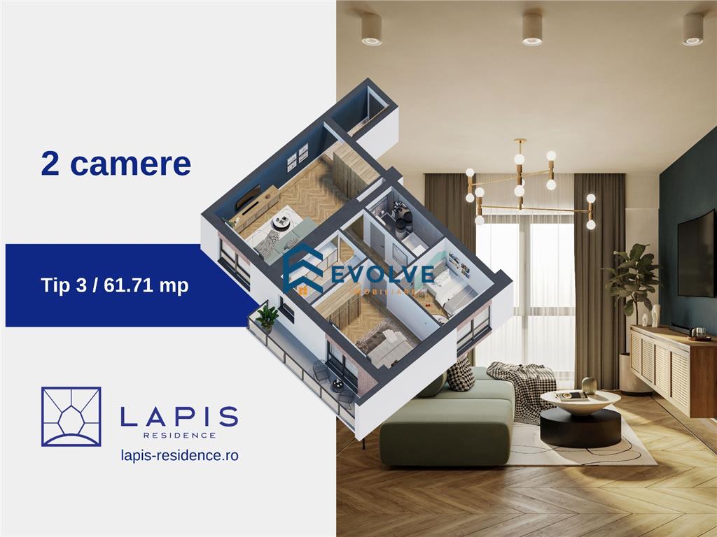 Dezvoltator LAPIS RESIDENCE - apartament Studio 2+, Galata, Iasi